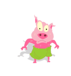 Puffy Pig（個別スタンプ：21）