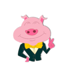 Puffy Pig（個別スタンプ：34）