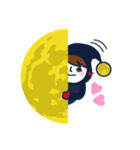 満月ちゃん vol.1〈夜〉（個別スタンプ：8）