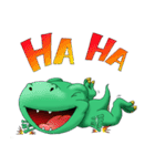 Q Dinosaur Family-T Rex English version（個別スタンプ：4）