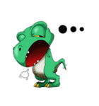 Q Dinosaur Family-T Rex English version（個別スタンプ：12）