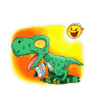 Q Dinosaur Family-T Rex English version（個別スタンプ：22）