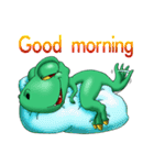 Q Dinosaur Family-T Rex English version（個別スタンプ：23）