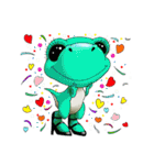 Q Dinosaur Family-T Rex English version（個別スタンプ：31）