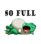 Q Dinosaur Family-T Rex English version（個別スタンプ：34）
