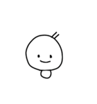 白いぼうや（個別スタンプ：1）