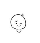 白いぼうや（個別スタンプ：8）