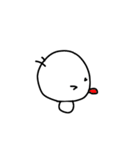 白いぼうや（個別スタンプ：9）