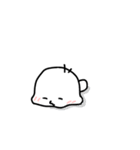 白いぼうや（個別スタンプ：28）