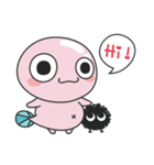 ピンクオタマジャクシピンキールー（個別スタンプ：1）