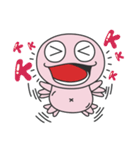ピンクオタマジャクシピンキールー（個別スタンプ：9）