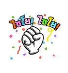 Gloves (Thai)（個別スタンプ：36）