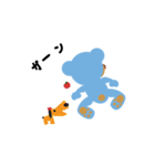 ブルーベアーのテディ 日本語でごあいさつ（個別スタンプ：13）