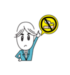 それゆけ！腹黒社員（仮）（個別スタンプ：7）