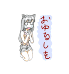 猫耳女の子2（個別スタンプ：16）