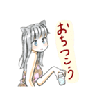 猫耳女の子2（個別スタンプ：27）