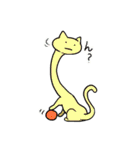 めっちゃ首の長いネコ（個別スタンプ：9）