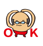 親指型のおじさん。（個別スタンプ：7）