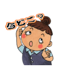 働く女子の日常（個別スタンプ：6）