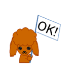 プー的もじゃ犬日和（個別スタンプ：1）