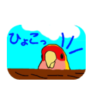 Daily life of CHOBIN of a parakeet.（個別スタンプ：3）