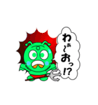 Green-devil ＆ Pink-devile（個別スタンプ：5）