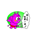 Green-devil ＆ Pink-devile（個別スタンプ：40）