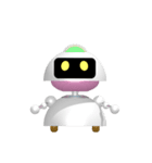 3D-ROBO which poses（個別スタンプ：3）