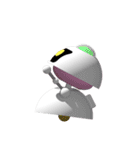3D-ROBO which poses（個別スタンプ：16）