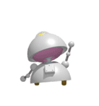 3D-ROBO which poses（個別スタンプ：28）