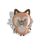 Lazy Fox（個別スタンプ：38）