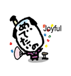 もじ顔ジモジモ 江戸編（個別スタンプ：24）