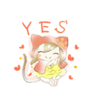 ねこずきんっ！（個別スタンプ：1）
