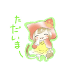 ねこずきんっ！（個別スタンプ：4）