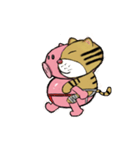 Tiger ken ＆ Pig Bow（個別スタンプ：36）