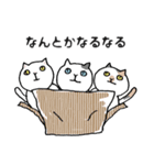 ねこが三匹こんにちは（個別スタンプ：20）