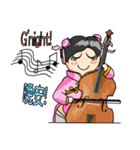 The girl of the Chinese national music（個別スタンプ：5）