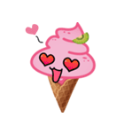 アイスクリームかわいいを（個別スタンプ：6）