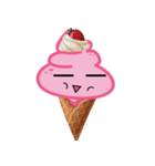 アイスクリームかわいいを（個別スタンプ：11）