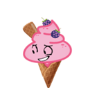 アイスクリームかわいいを（個別スタンプ：24）
