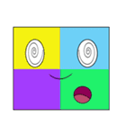 しかく（個別スタンプ：2）
