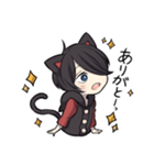 黒猫少年3（個別スタンプ：2）