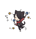 黒猫少年3（個別スタンプ：36）