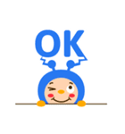 宇宙人のナンバー4兄弟（個別スタンプ：34）