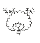 アフロちゃんだよ。2（個別スタンプ：8）