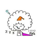 アフロちゃんだよ。2（個別スタンプ：40）
