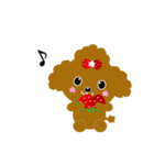 Strawberry poodle（個別スタンプ：1）