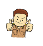 Banjerd Browny Boy（個別スタンプ：8）