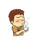 Banjerd Browny Boy（個別スタンプ：13）
