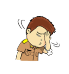 Banjerd Browny Boy（個別スタンプ：28）